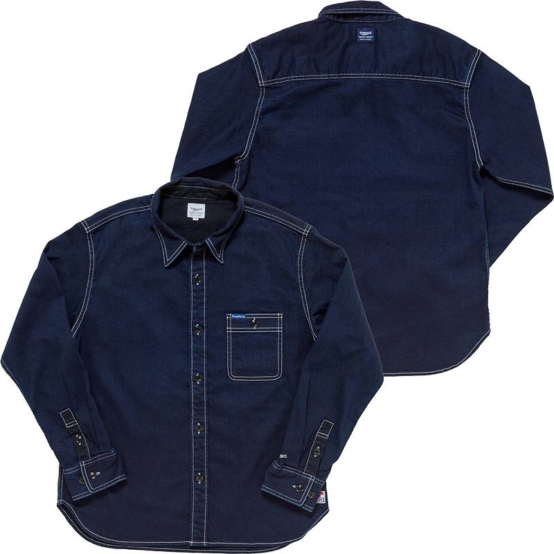 TDS2301 / TENRYO DENIM Color Revolution Stretch Denim Shirt
