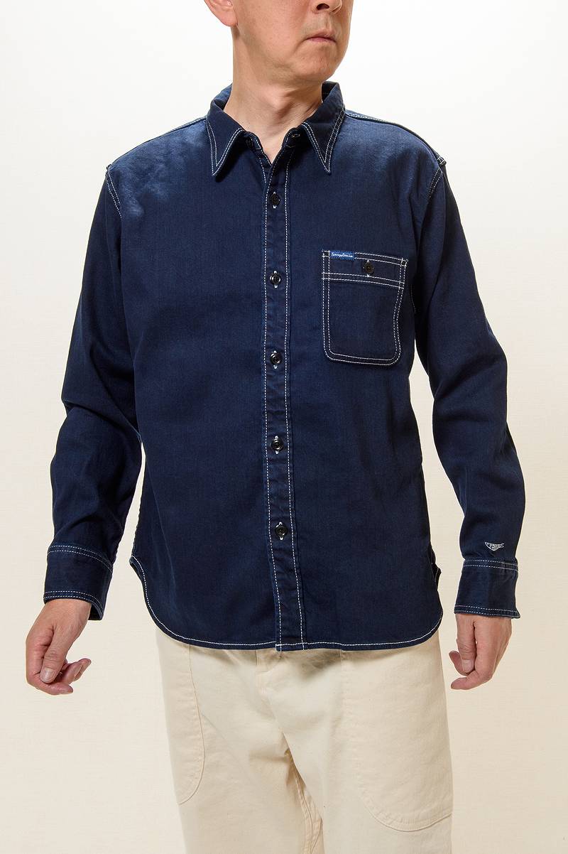 TDS2301 / TENRYO DENIM Color Revolution Stretch Denim Shirt