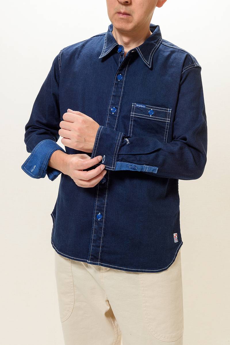 TDS2301 / TENRYO DENIM Color Revolution Stretch Denim Shirt