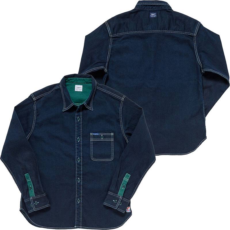 TDS2301 / TENRYO DENIM Color Revolution Stretch Denim Shirt