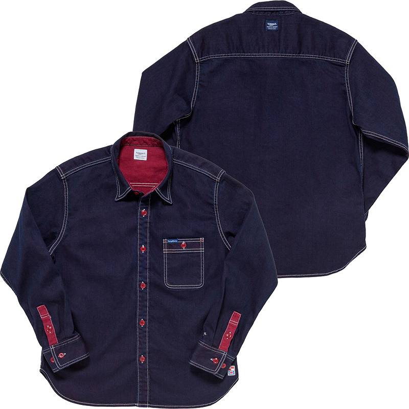 TDS2301 / TENRYO DENIM Color Revolution Stretch Denim Shirt