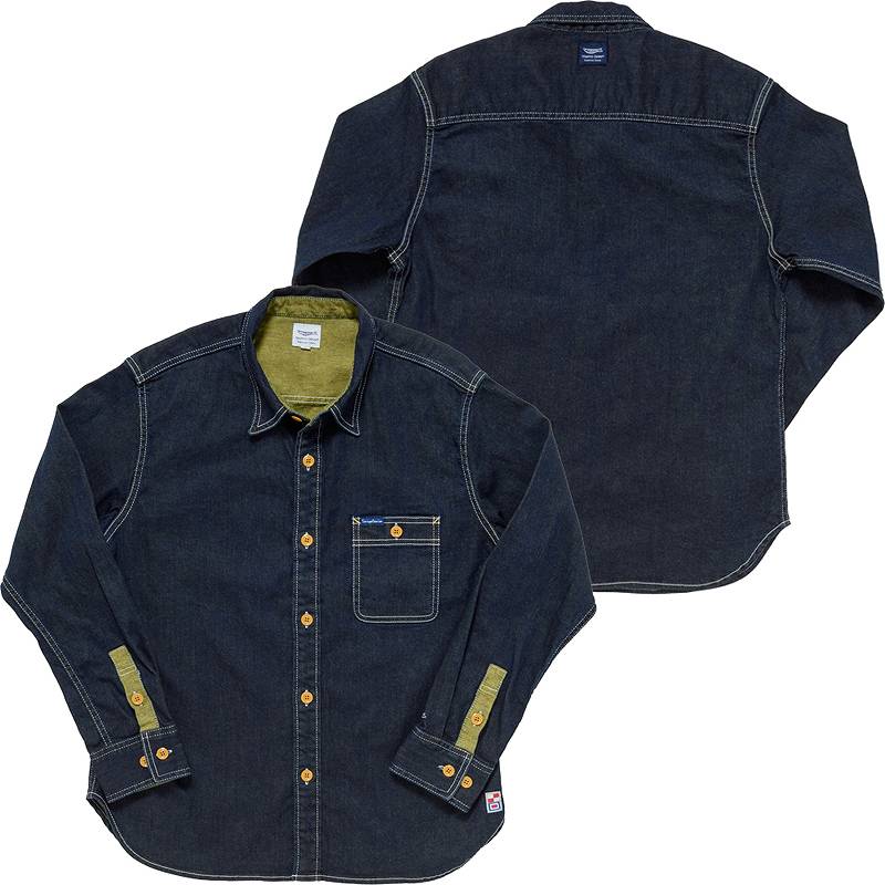 TDS2301 / TENRYO DENIM Color Revolution Stretch Denim Shirt
