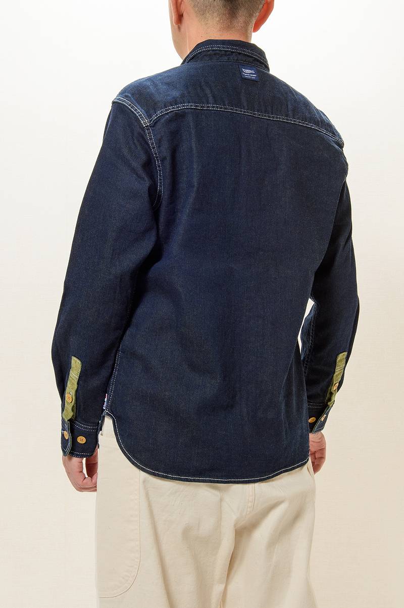 TDS2301 / TENRYO DENIM Color Revolution Stretch Denim Shirt