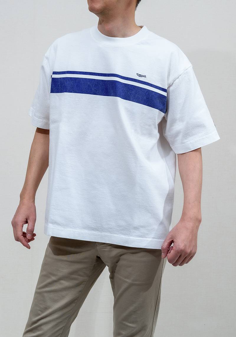 TDT002 / TENRYO DENIM Relax T-Shirt Border