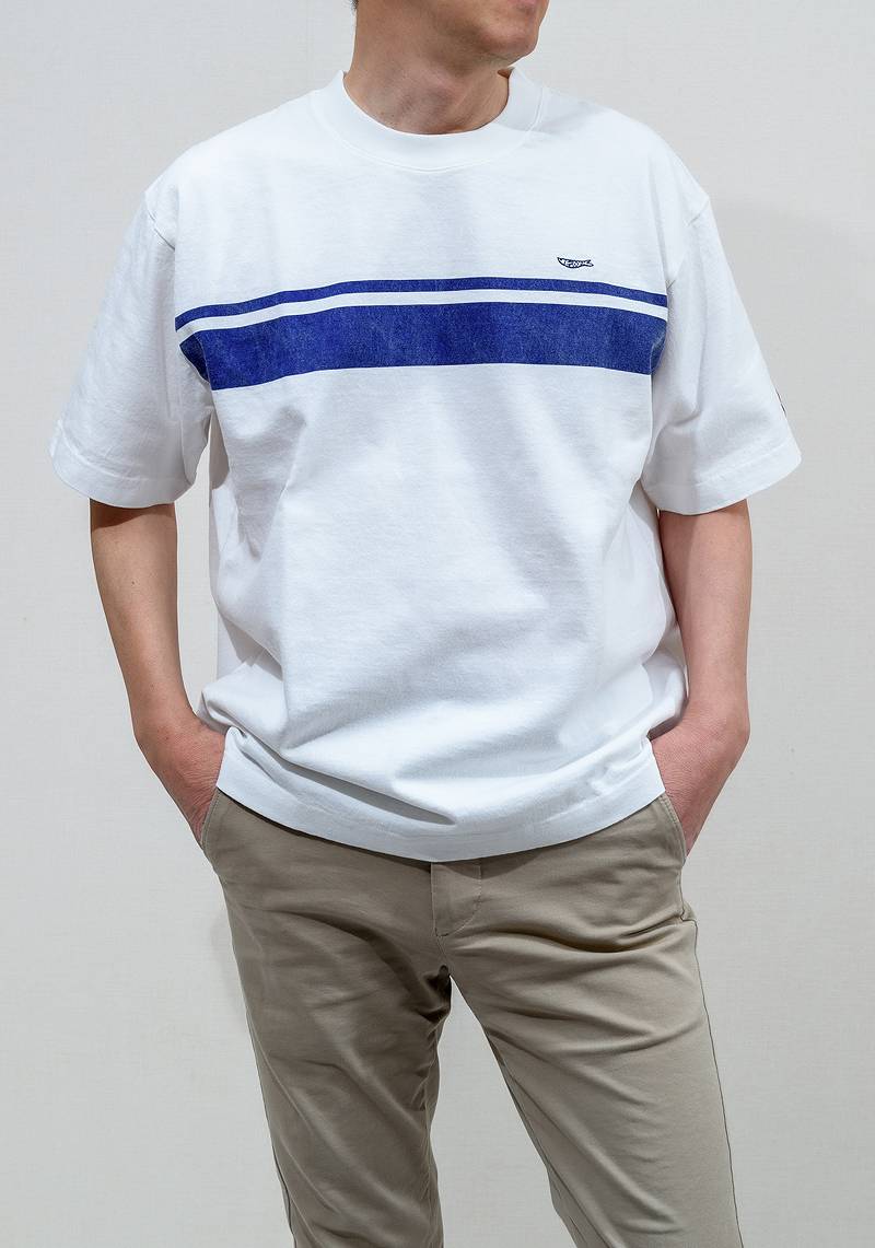 TDT002 / TENRYO DENIM Relax T-Shirt Border