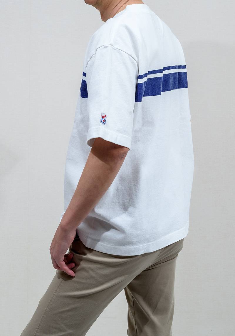 TDT002 / TENRYO DENIM Relax T-Shirt Border