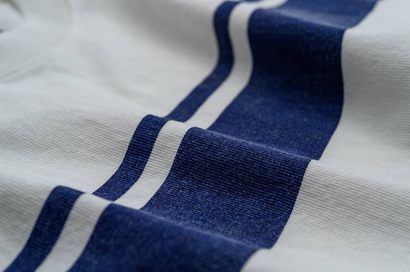TDT002 / TENRYO DENIM Relax T-Shirt Border
