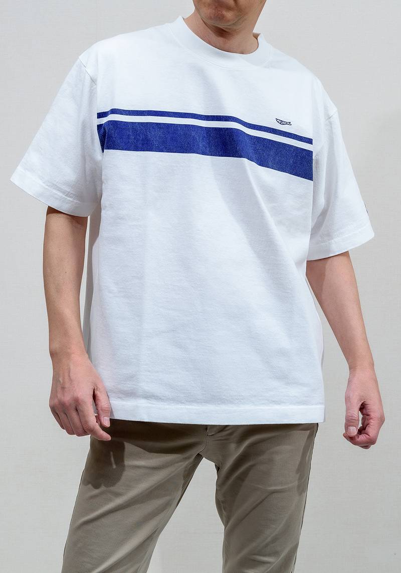 TDT002 / TENRYO DENIM Relax T-Shirt Border