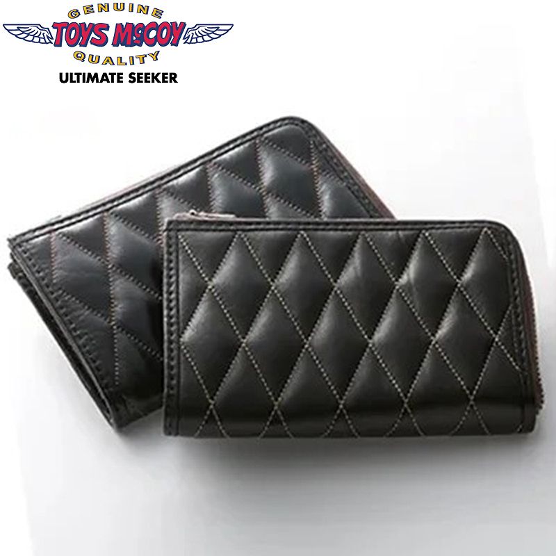 TMA2420 / TOYS McCOY LEATHER QUILTED SHORT WALLET