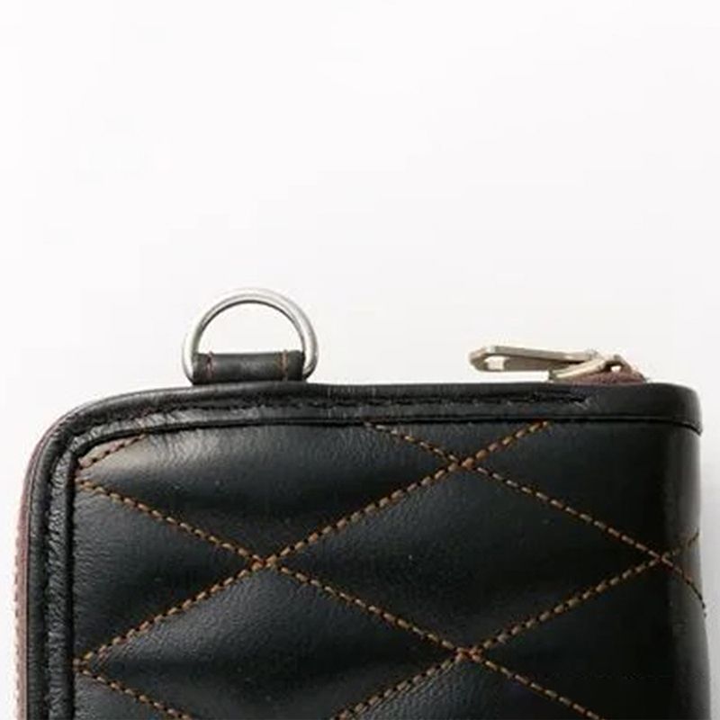 TMA2407 / TOYS McCOY LEATHER QUILTED LONG WALLET