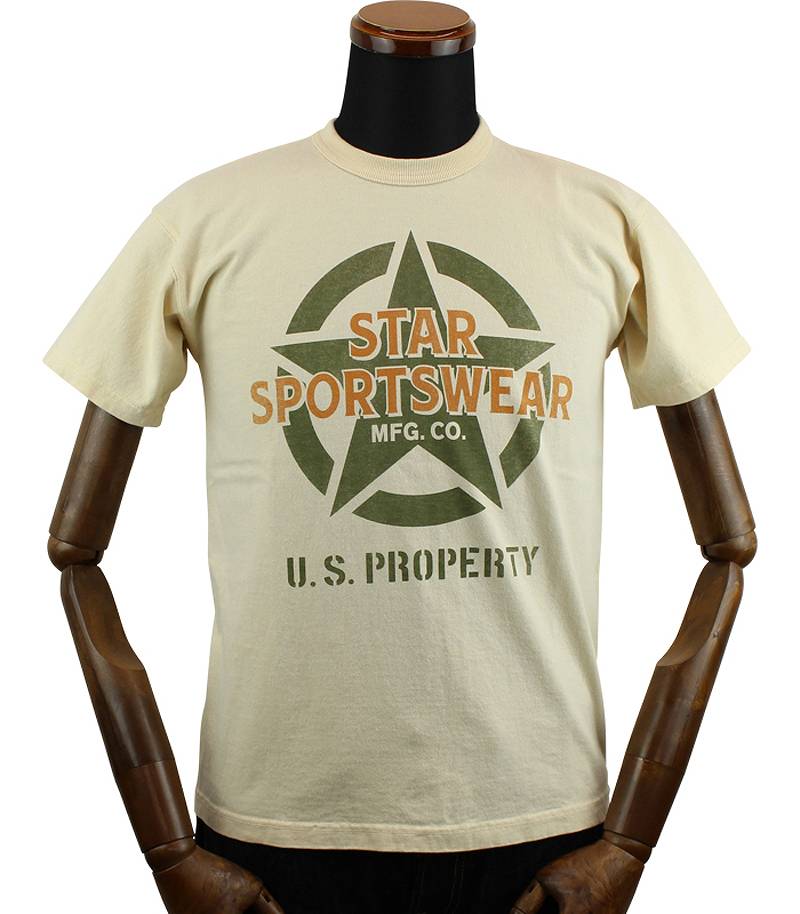 TMC2324 / TOYS McCOY MILITARY TEE SHIRT " STAR SPORTSWEAR MFG.CO. "