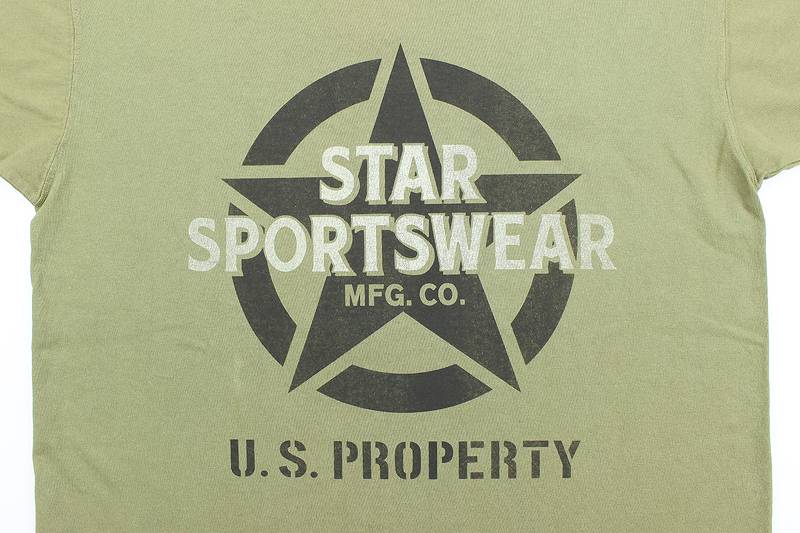 TMC2324 / TOYS McCOY MILITARY TEE SHIRT " STAR SPORTSWEAR MFG.CO. "