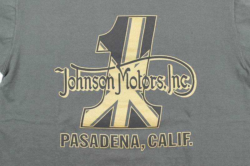 TMC2339 / TOYS McCOY MOTORCYCLE TEE " JOHNSON MOTORS NO.1 "