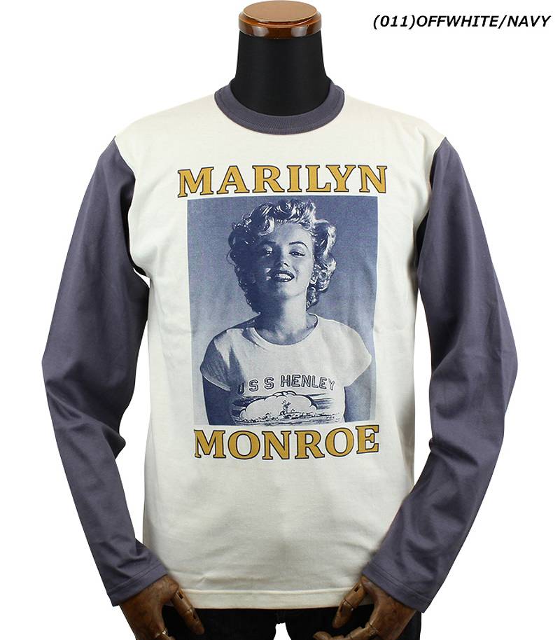 TMC2356 / TOYS McCOY LONG SLEEVE TEE MARILYN MONROE "USS HENLEY"