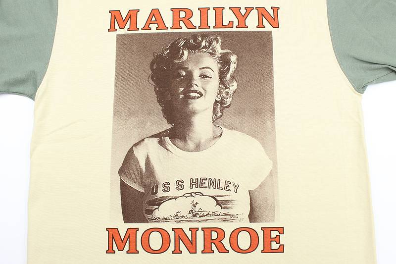 TMC2356 / TOYS McCOY LONG SLEEVE TEE MARILYN MONROE "USS HENLEY"