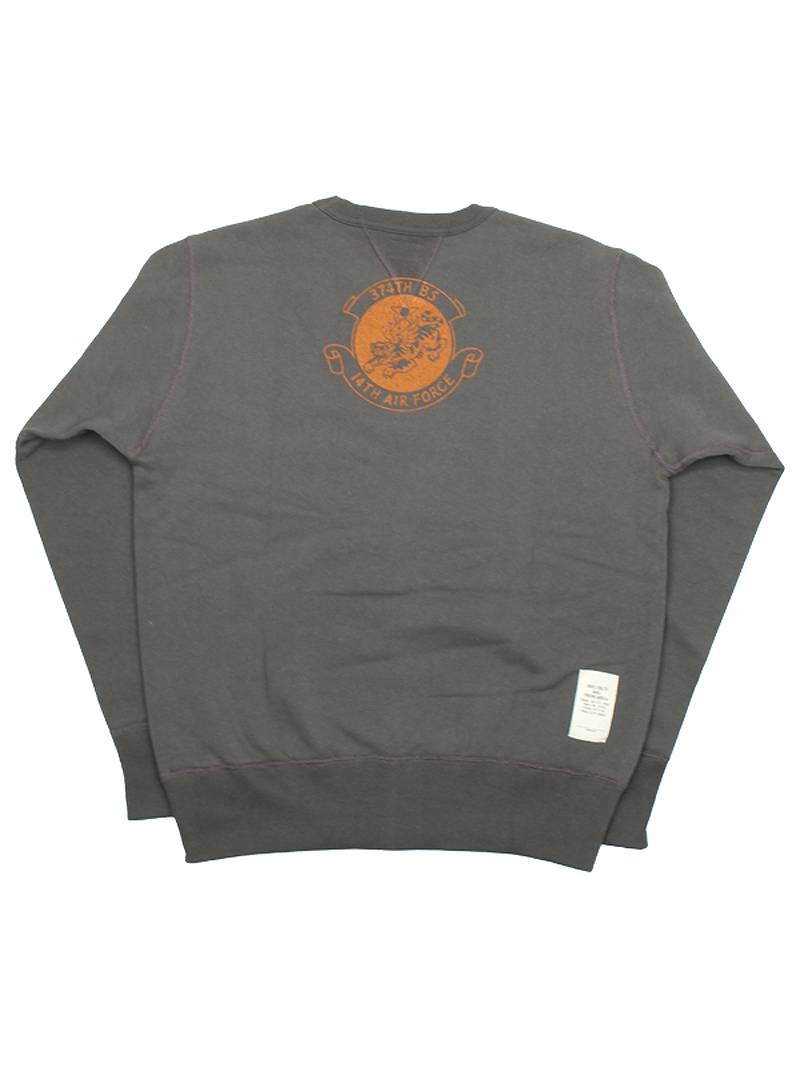 TMC2364 / TOYS McCOY MILITARY SWEAT SHIRT 14TH AIR FORCE "374TH BS"