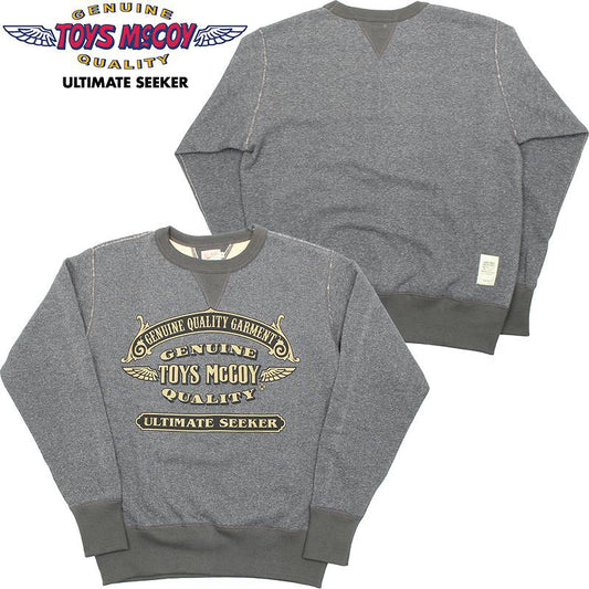 TMC2374 / TOYS McCOY McHILL SPORTS WEAR BLACK MIX SWEAT SHIRT "TOYS McCOY"