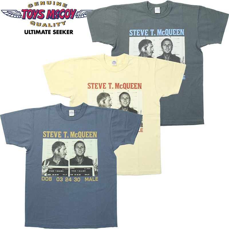TMC2403 / TOYS McCOY S. McQUEEN TEE " DOB 03 24 30 MALE "
