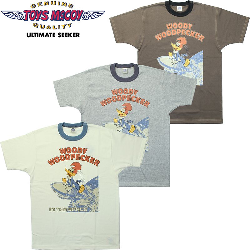 TMC2408 / TOYS McCOY WOODY WOODPECKER TEE " WOODY WOODPECKER IN THE SPACE "