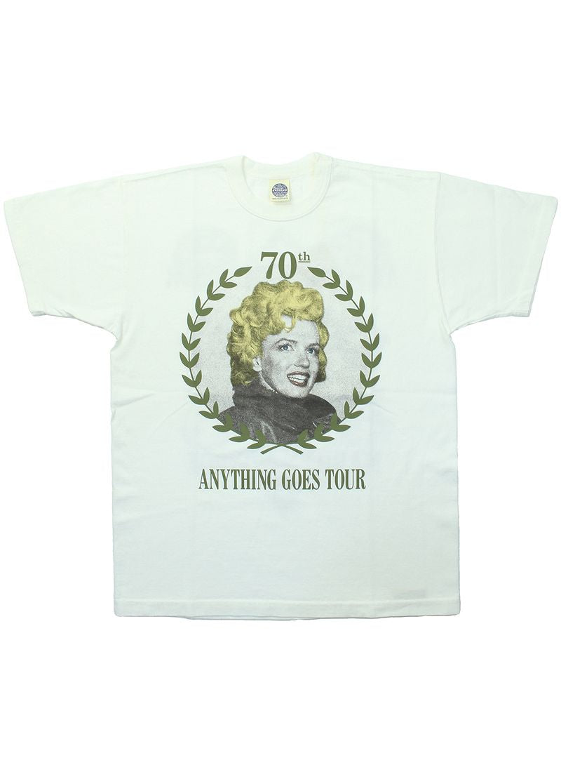 TMC2412 / TOYS McCOY MARILYN MONROE TEE " ANYTHING GOES TOUR 70TH ANNIV."