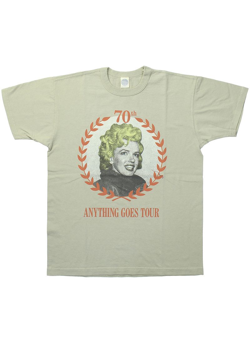 TMC2412 / TOYS McCOY MARILYN MONROE TEE " ANYTHING GOES TOUR 70TH ANNIV."