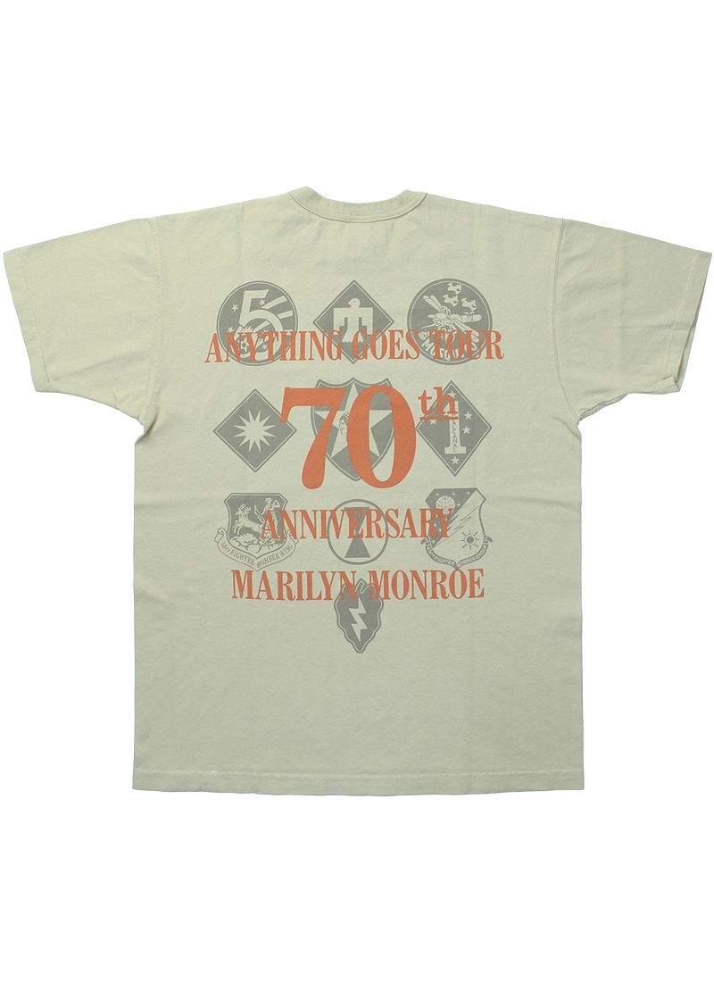 TMC2412 / TOYS McCOY MARILYN MONROE TEE " ANYTHING GOES TOUR 70TH ANNIV."