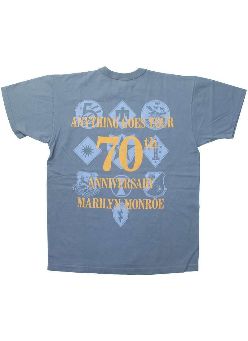 TMC2412 / TOYS McCOY MARILYN MONROE TEE " ANYTHING GOES TOUR 70TH ANNIV."