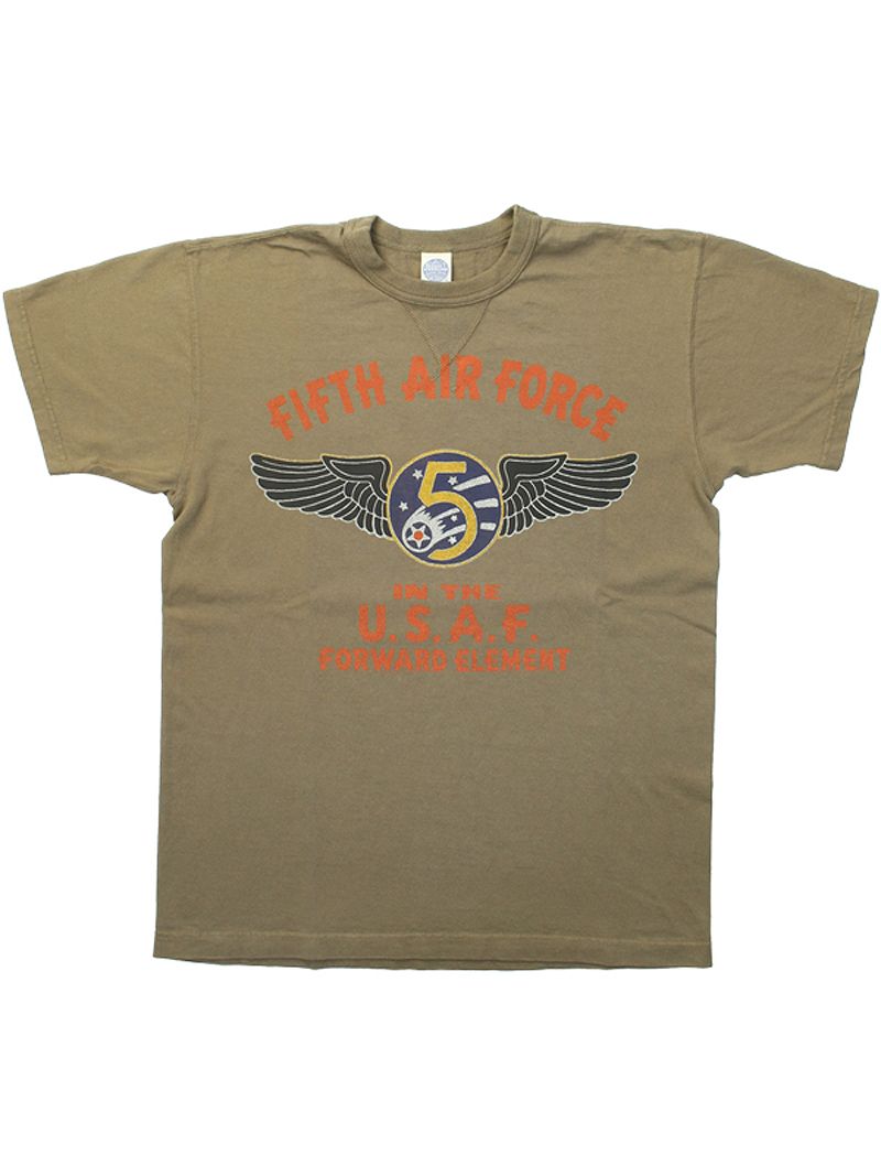 TMC2428 / TOYS McCOY MILITARY TEE SHIRT " FIFTH AIR FORCE "