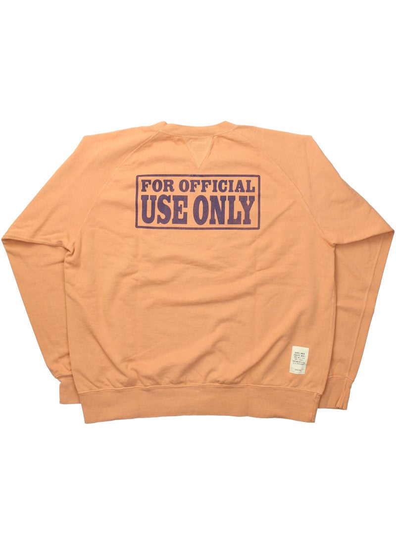TMC2460 / TOYS McCOY McHILL SPORTS WEAR GARMENT DYING SWEAT SHIRT "TOYS McCOY"