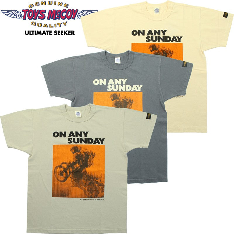 TMC2509 / TOYS McCOY ON ANY SUNDAY TEE " ON ANY SUNDAY "