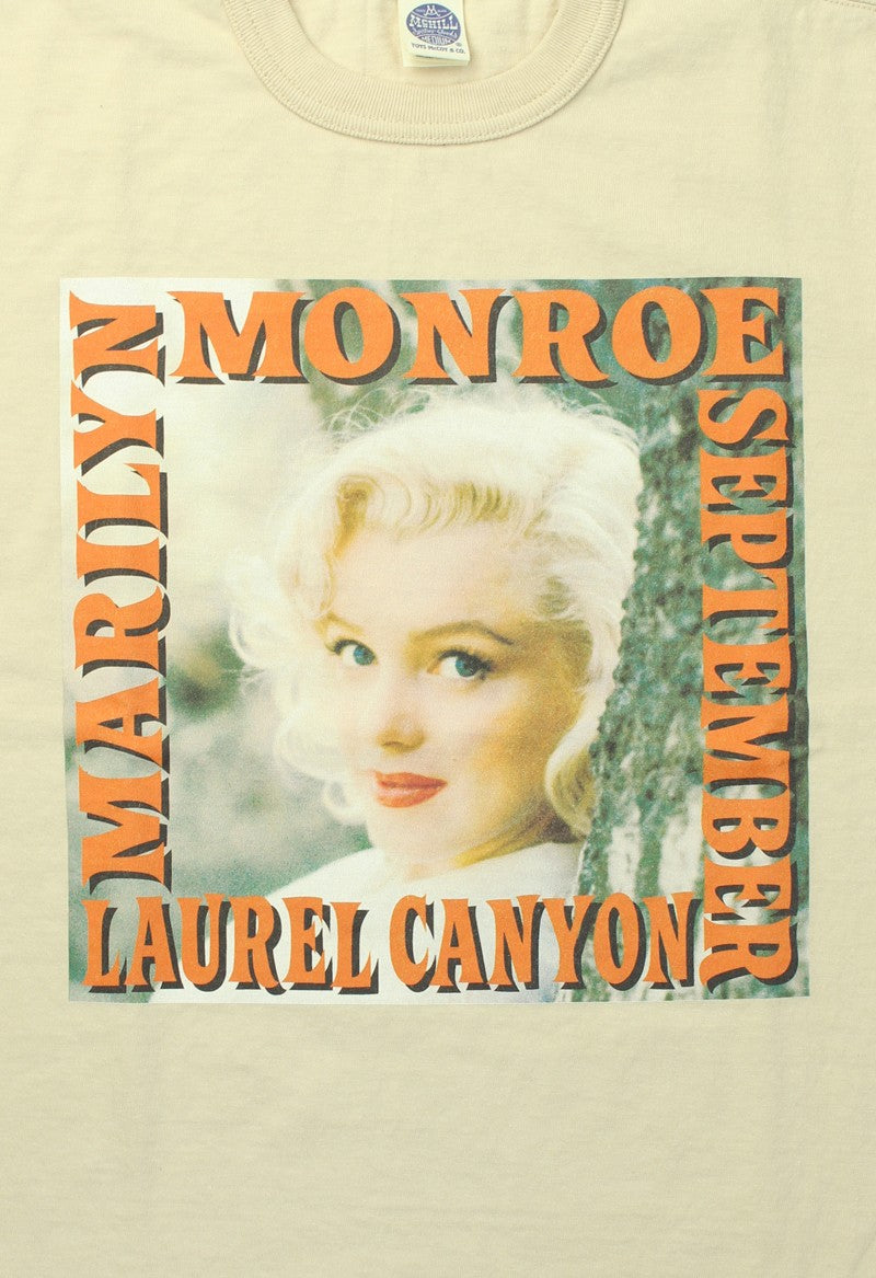 TMC2512 / TOYS McCOY MARILYN MONROE TEE " LAUREL CANYON "