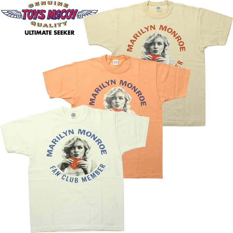 TMC2513 / TOYS McCOY MARILYN MONROE TEE " FAN CLUB MEMBER "