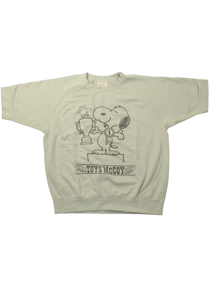 TMC2518 / TOYS McCOY SHORT SLEEVE SWEAT SHIRT SNOOPY " YOU'RE ALWAYS A WINNER "