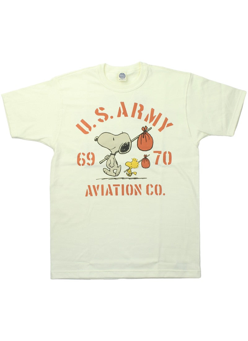 TMC2520 / TOYS McCOY SNOOPY TEE " U. S. ARMY AVIATION CO. "