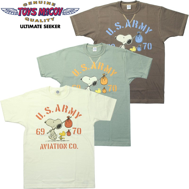 TMC2520 / TOYS McCOY SNOOPY TEE " U. S. ARMY AVIATION CO. "