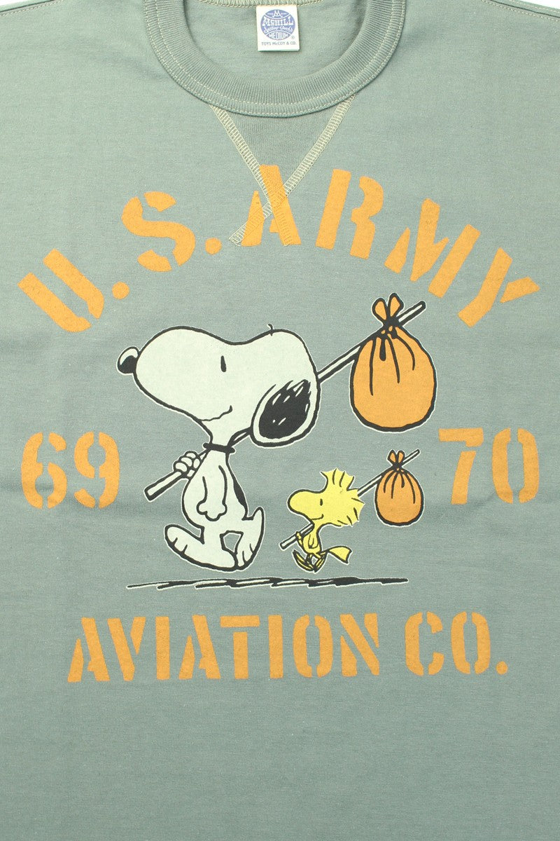 TMC2520 / TOYS McCOY SNOOPY TEE " U. S. ARMY AVIATION CO. "