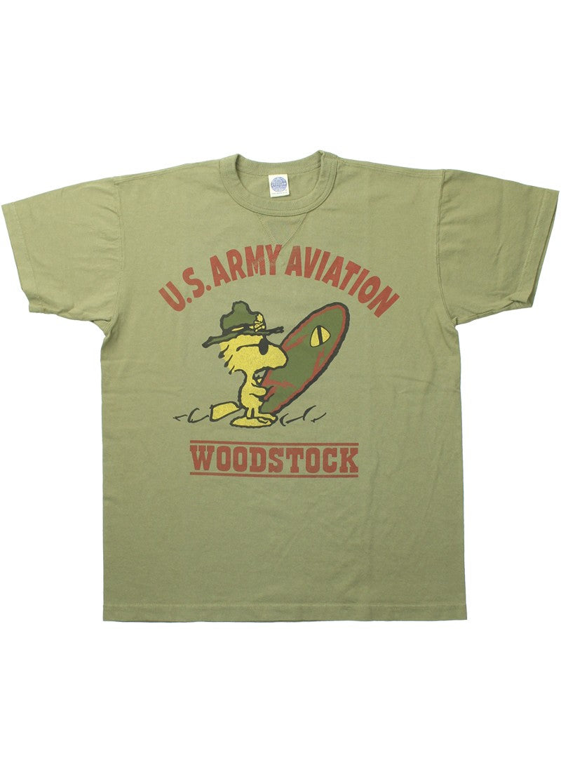TMC2523 / TOYS McCOY SNOOPY TEE WOODSTOCK " U.S.ARMY AVIATION "