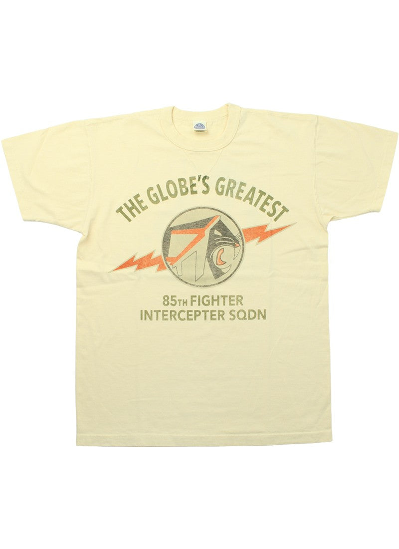 TMC2528 / TOYS McCOY MILITARY TEE SHIRT 85TH FIS " THE GLOBE'S GREATEST "