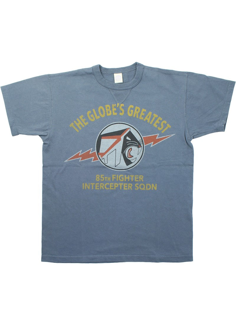 TMC2528 / TOYS McCOY MILITARY TEE SHIRT 85TH FIS " THE GLOBE'S GREATEST "