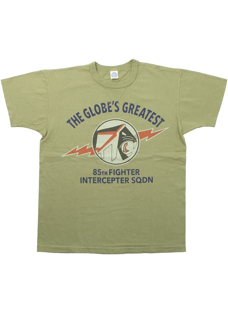 TMC2528 / TOYS McCOY MILITARY TEE SHIRT 85TH FIS " THE GLOBE'S GREATEST "