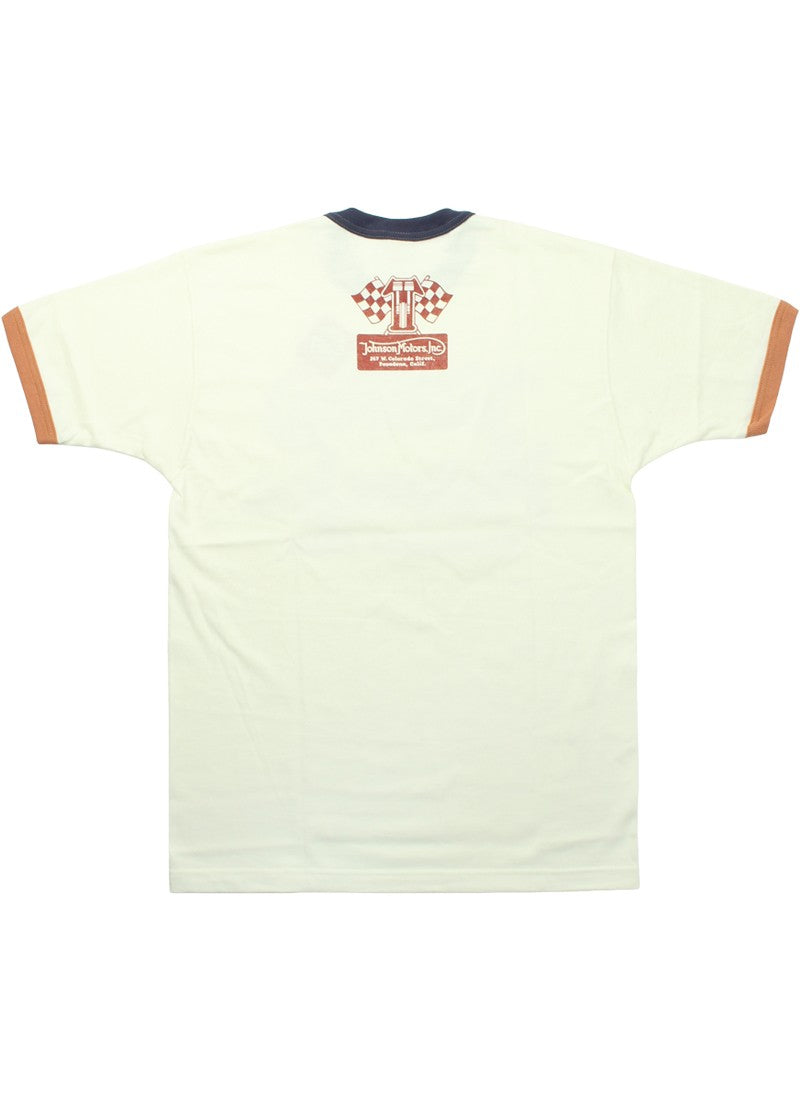 TMC2531 / TOYS McCOY MOTORCYCLE TEE " JOHNSON MOTORS "