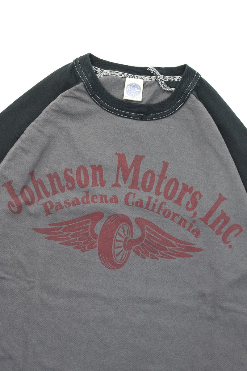 TMC2532 / TOYS McCOY CROPPED RAGLAN TEE " JOHNSON MOTORS "