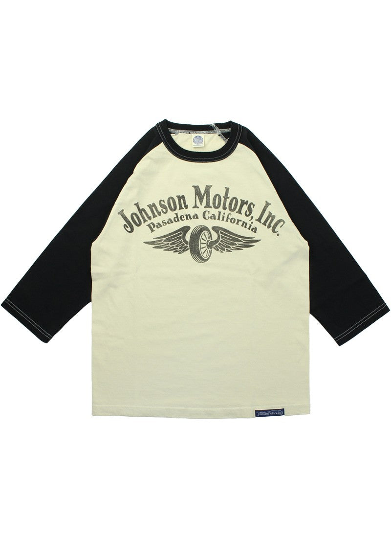 TMC2532 / TOYS McCOY CROPPED RAGLAN TEE " JOHNSON MOTORS "