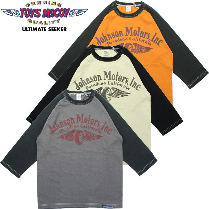 TMC2532 / TOYS McCOY CROPPED RAGLAN TEE " JOHNSON MOTORS "