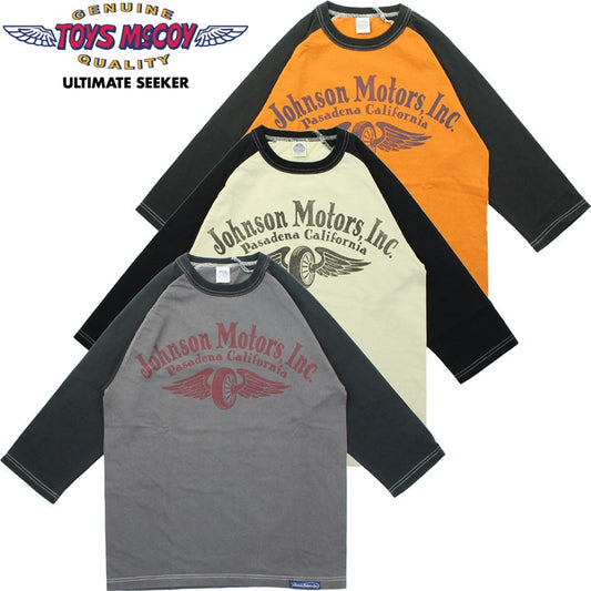 TMC2532 / TOYS McCOY CROPPED RAGLAN TEE " JOHNSON MOTORS "