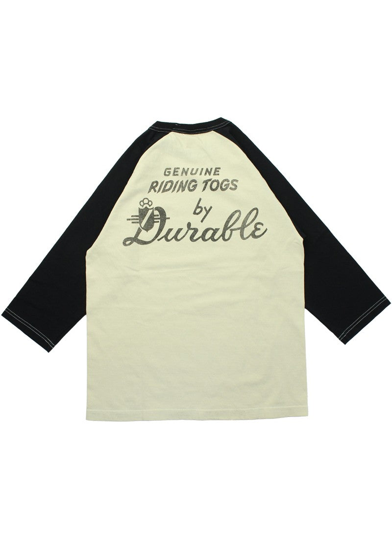 TMC2534 / TOYS McCOY CROPPED RAGLAN TEE " DURABLE ONE STAR "