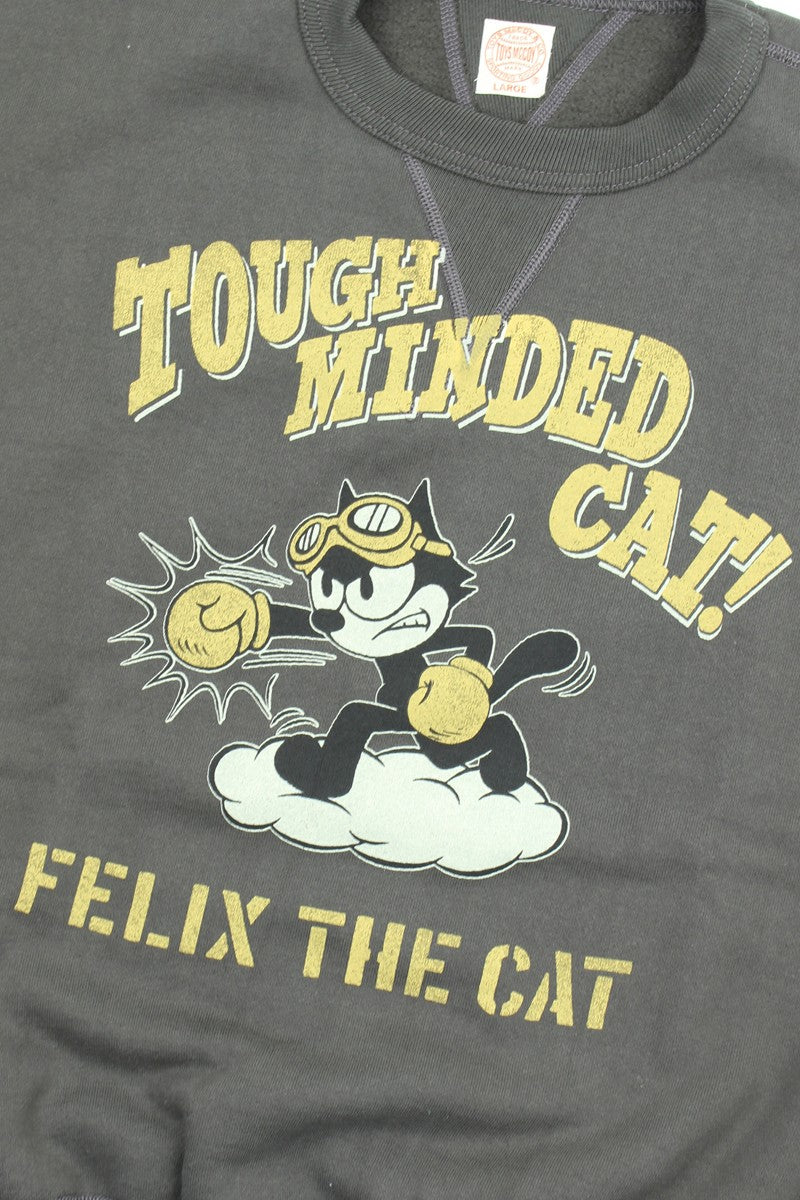 TMC2547 / TOYS McCOY HEAVYWEIGHT SWEAT SHIRT FELIX THE CAT "TOUGH MINDED CAT!"