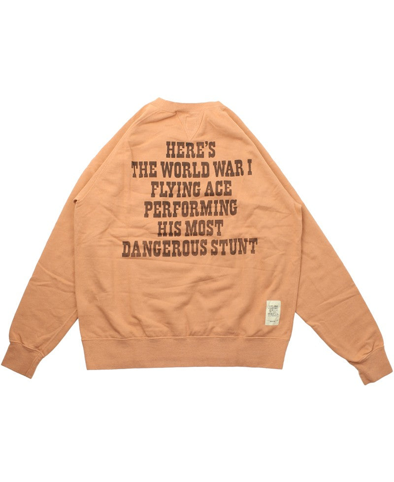 TMC2550 / TOYS McCOY GARMENT DYING SWEAT SHIRT SNOOPY "U.S.A.F. FLYING ACE"