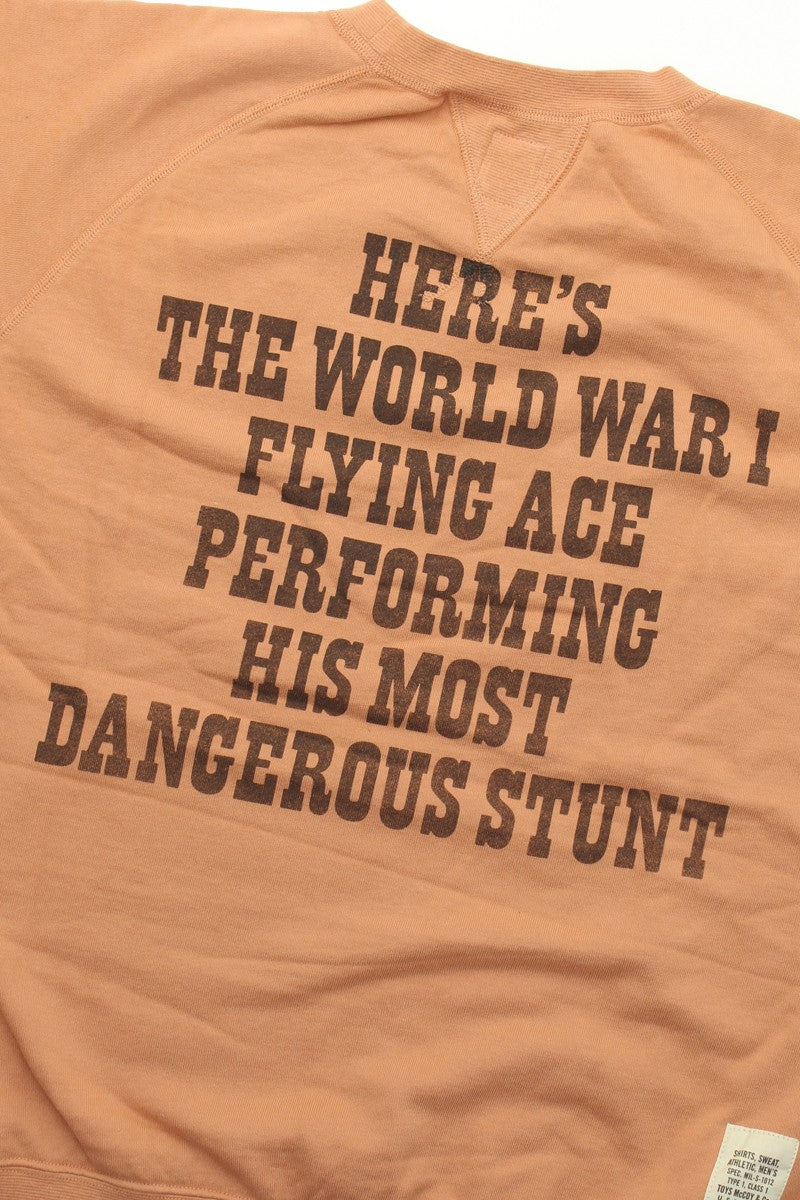 TMC2550 / TOYS McCOY GARMENT DYING SWEAT SHIRT SNOOPY "U.S.A.F. FLYING ACE"