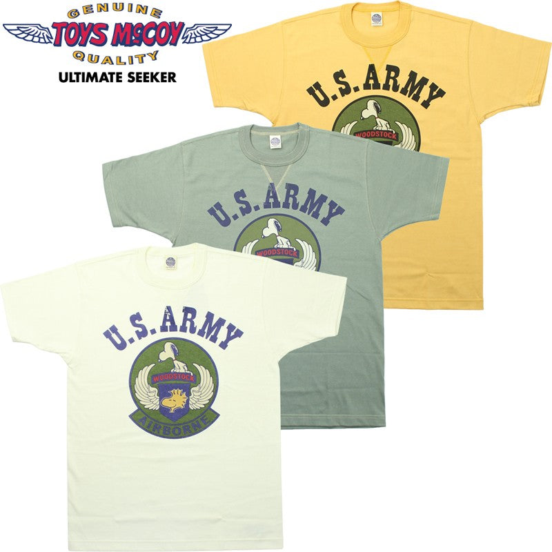 TMC2560 / TOYS McCOY SNOOPY TEE “U.S. ARMY AIRBORNE SUBDUED”